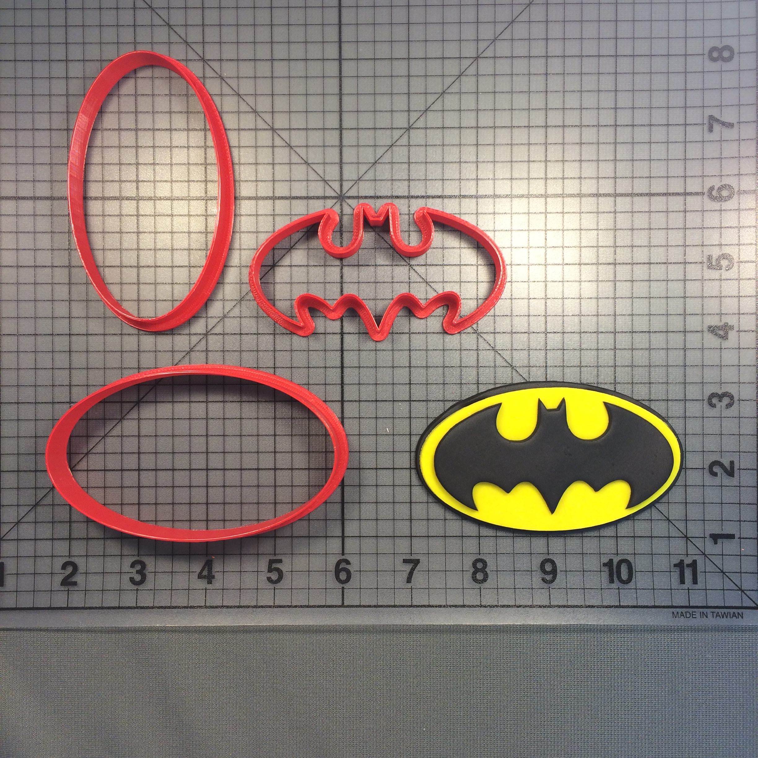 Batman Logo 266-A020 Cookie Cutter Set | JB Cookie Cutters
