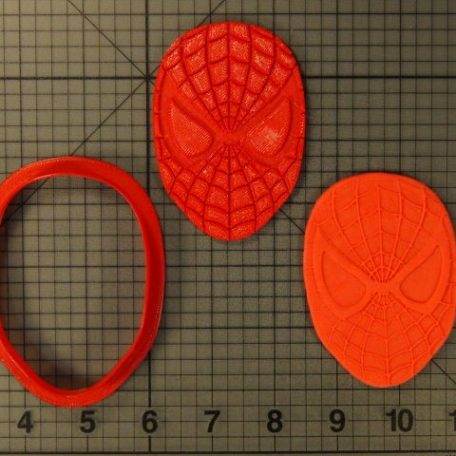 Spider-Man Face Cookie Cutter and Stamp
