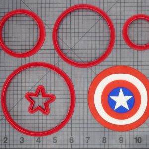 Captain America Shield 266-B522 Cookie Cutter Set