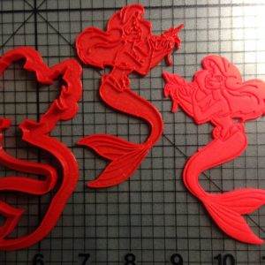 Little Mermaid- Ariel Cookie Cutter and Stamp