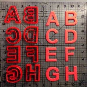 Arial Bold Font Uppercase Cookie Cutters (1)