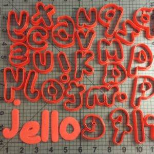 Jello Font Lowercase Cookie Cutters (1)
