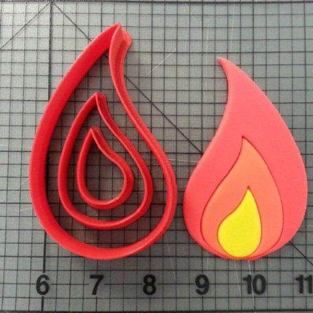 Flame Cookie Cutter Set