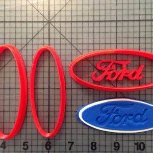 Ford Logo Cookie Cutter Set