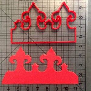 Crown Repeating Pattern Cookie Cutter scaled