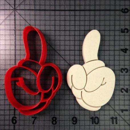 Mickey Hand Number 1 Cookie Cutter