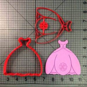 Sofia the First Dress Cookie Cutter and Stamp