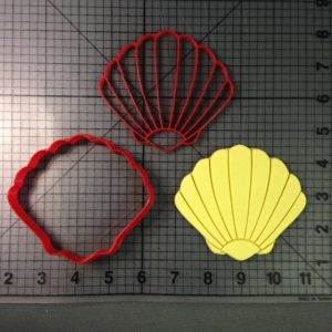Seashell Cookie Cutter and Stamp
