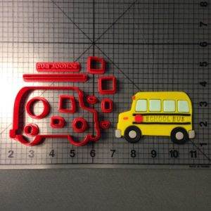 School Bus 266-A487 Cookie Cutter Set