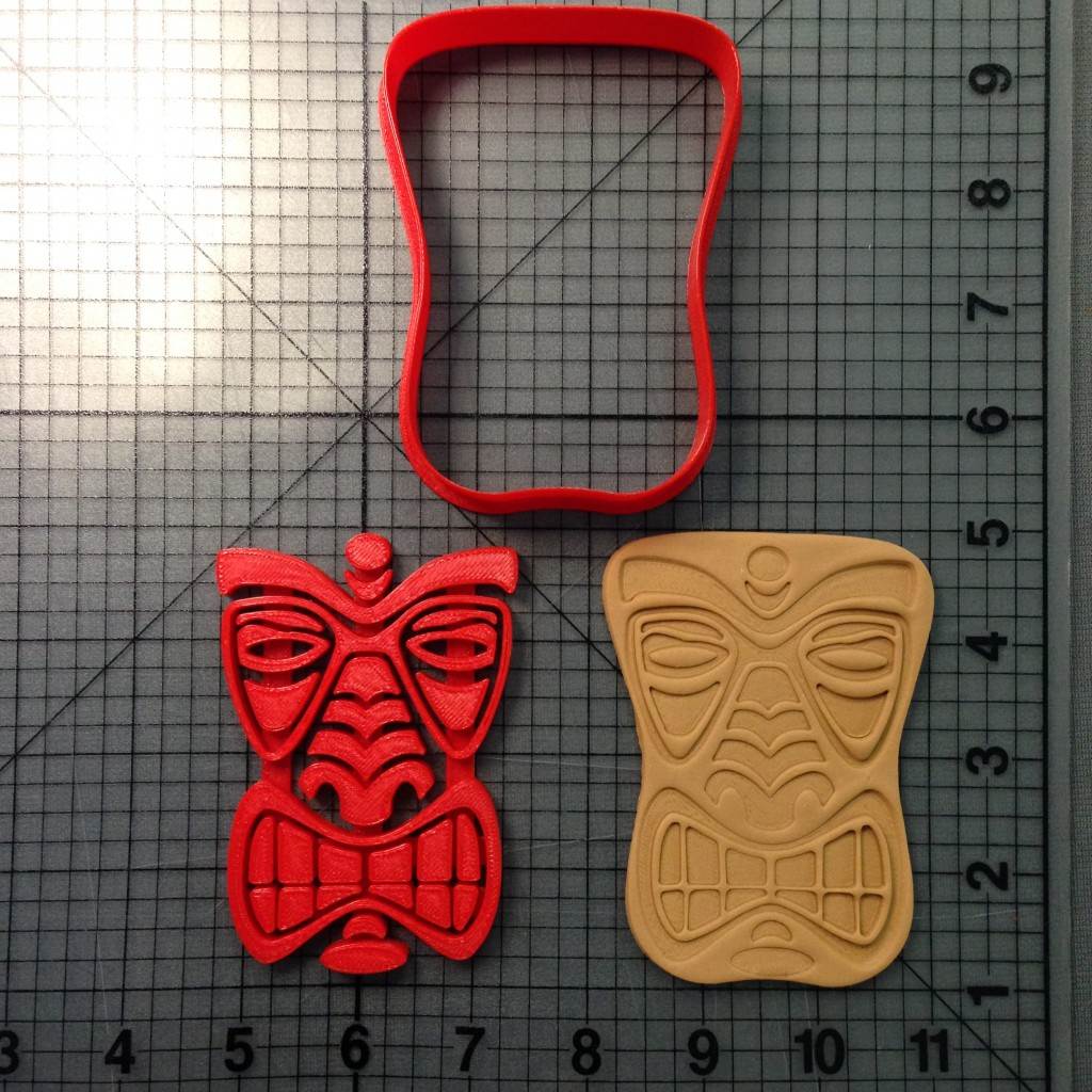 Tiki 107 Stencil | JB Cookie Cutters