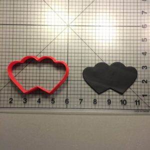 Double Heart 102 Cookie Cutter
