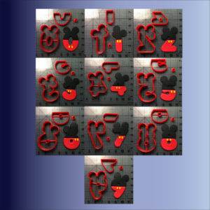 Mickey Font Number Cookie Cutters (1)