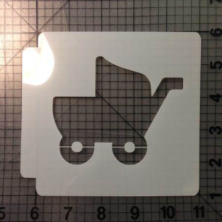 Baby Carriage Stencil 100