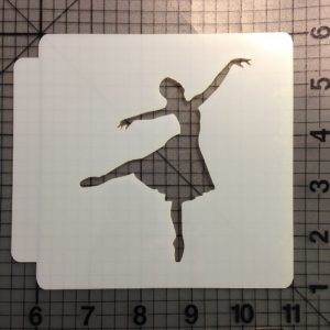 Ballerina Stencil 102