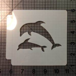 Dolphins Stencil 100