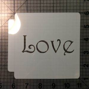 Love Stencil 100