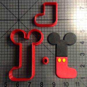 Mickey Letter L Cookie Cutter Set