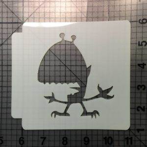 Halloween Monster Stencil 100