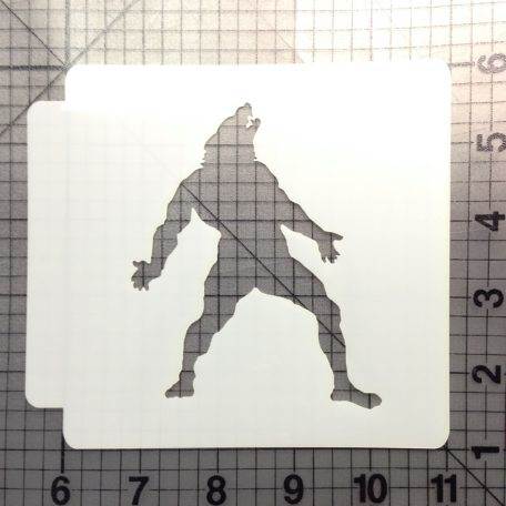 Halloween Werewolf Stencil 100