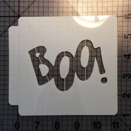Boo Stencil 100