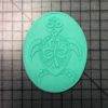 Hawaiian Turtle 100 Cookie Cutter and Acrylic Stamp