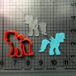 MLP- Rainbow Dash 100 Cookie Cutter and Stamp (1)