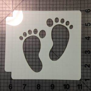 Foot Print Stencil 101