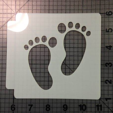 Foot Print Stencil 101