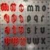 Gothic Font Lowercase Cookie Cutters