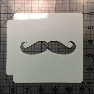 Mustache Stencil 100