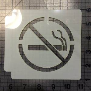 No Smoking Stencil 100