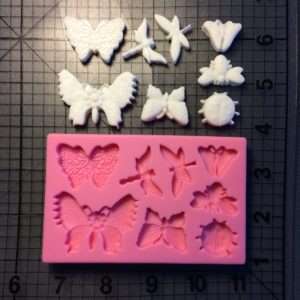 Butterfly and Insect 580 Silicone Mold (1)