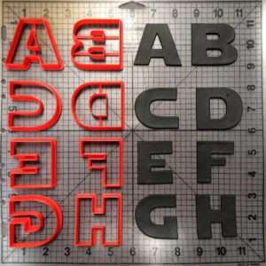Star Wars Font Uppercase Cookie Cutters (1)