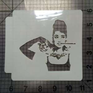 Audrey Hepburn Stencil 102