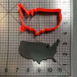 Contiguous USA Map Cookie Cutter