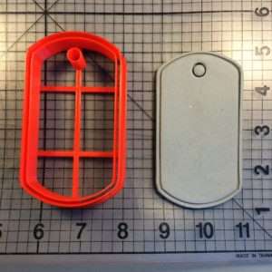 Dog Tag 101 Cookie Cutter