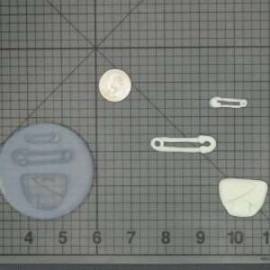 Baby Nappy and Safety Pin 745-002 Silicone Mold