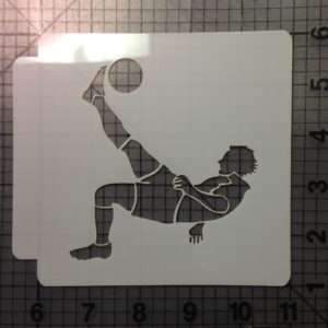 Soccer Stencil 100