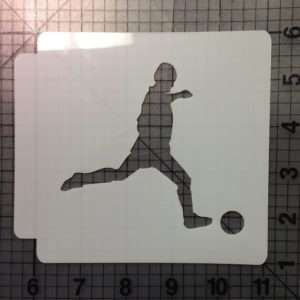 Soccer Stencil 104