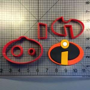 The Incredibles Logo 266-B065 Cookie Cutter Set (4 inch)