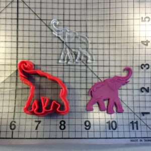 Elephant 102 Cookie Cutter and Stamp (embossed 1)