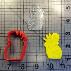 Iron Man 100 Cookie Cutter and Stamp (embossed 1)