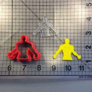 Iron Man 103 Cookie Cutter and Stamp (embossed 1)