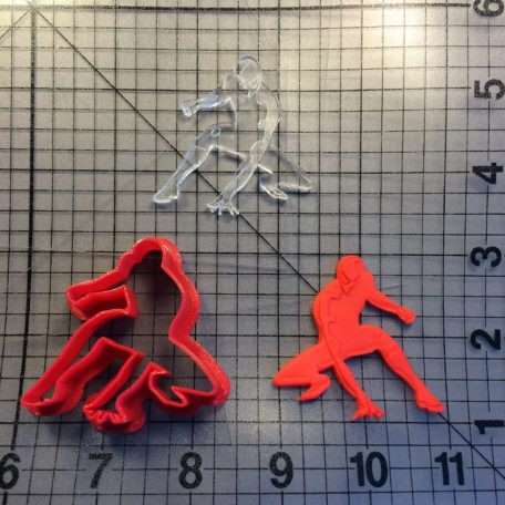 Spiderman 100 Cookie Cutter and Stamp (embossed 1)