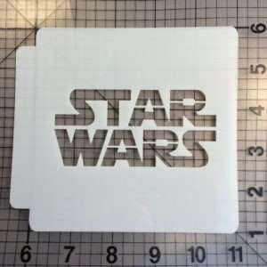 Star Wars Logo Stencil 100