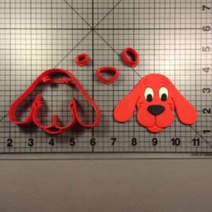 Clifford the Dog Face Cookie Cutter Set