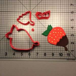 Strawberry Chocolate Cookie Cutter Set