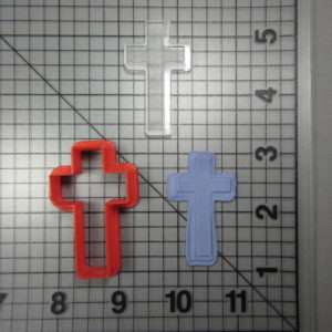 Cross Stamp 100 Cookie Cutter and Stamp (embossed 1)