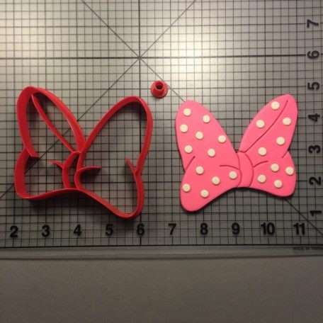 Minnie Mouse Bow 100 Cookie Cutter Set