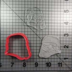 Star Wars- Stormtrooper 102 Cookie Cutter and Stamp (embossed 1)